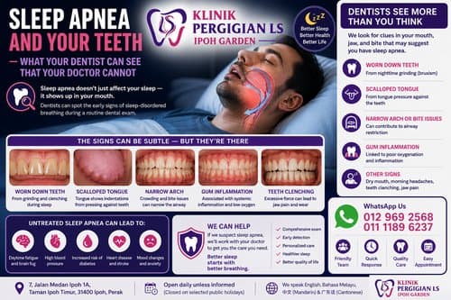 Sleep Apnea and Your Teeth — What Your Dentist Can See That Your Doctor Cannot
