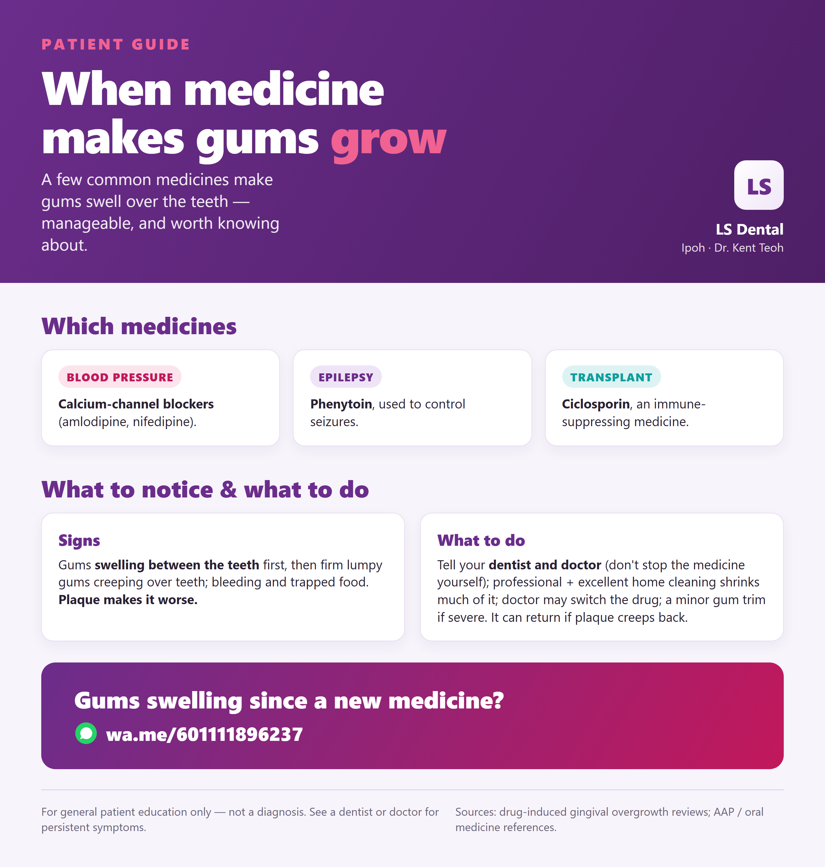 When medicine makes gums grow