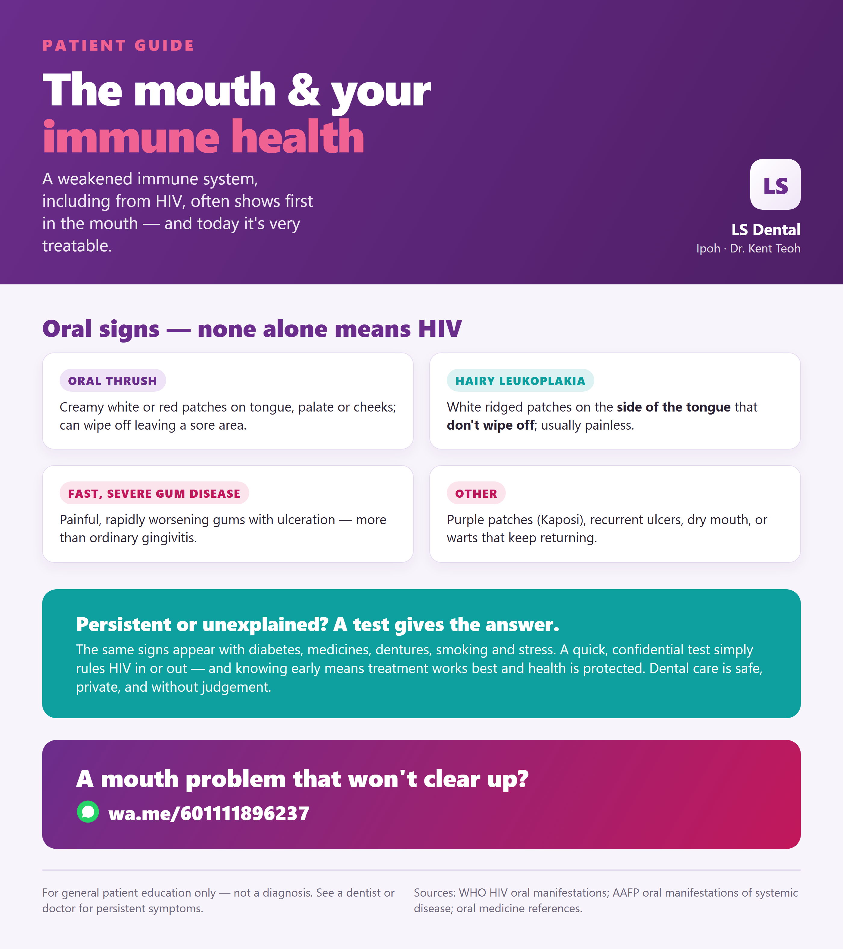 The mouth & your immune health